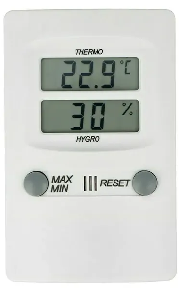 Teploměr a vlhkoměr TFA Dostmann 30.5000.02 / digitální / -10 až +60 °C / 1,5 V / bílá Varianta: ivi1
