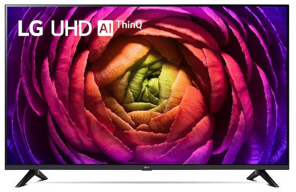 Smart televize LG 50UR73006LA / LED / 3840 × 2160 px / 50" (126 cm) / 4K Ultra HD / černá Varianta: ivi1