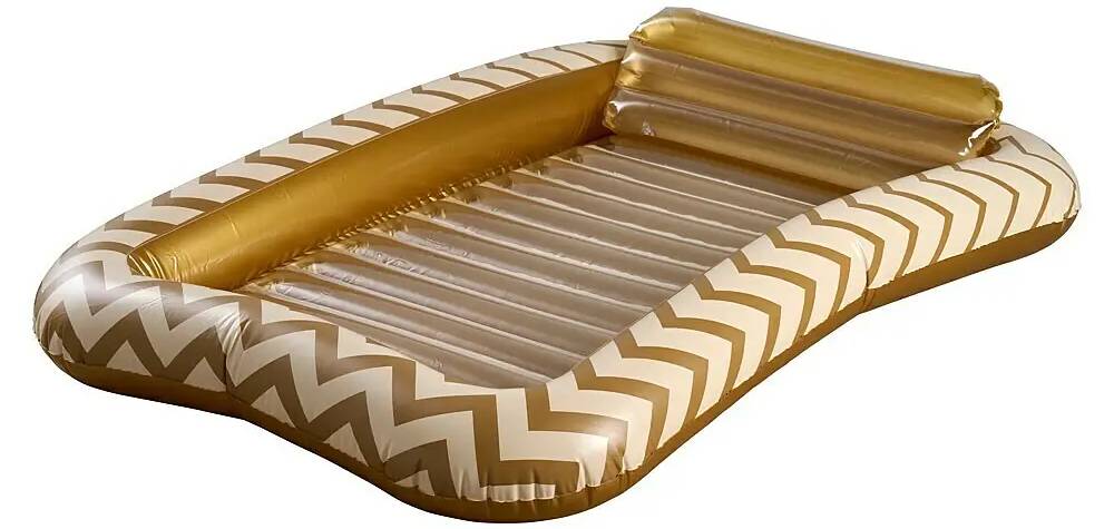 German Nafukovací matrace / 180 x 122 cm / zlatá/béžová Varianta: ivi1