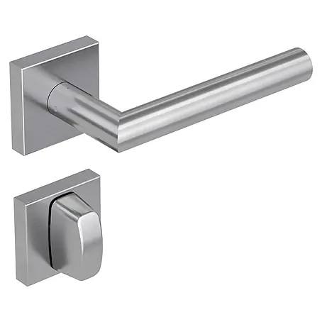 Dveřní kování Diamond Doors WC Quattro L / 38-45 mm / nerez Varianta: ivi1