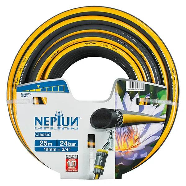 Zahradní hadice Neptun Classic / 19 mm x 25 m / ¾″ / černá/žlutá Varianta: ivi1