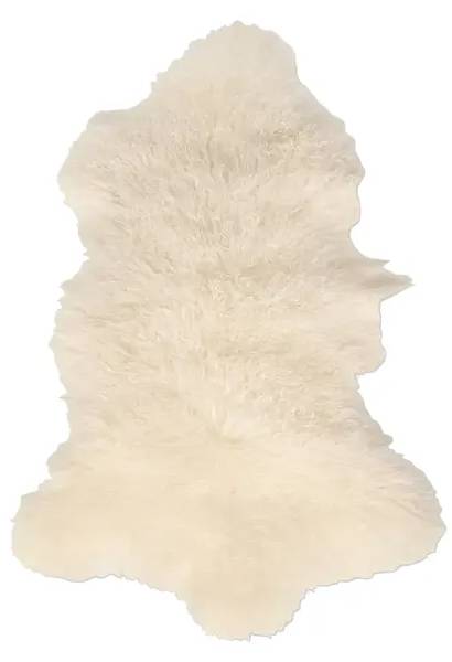 Dekorativní ovčí kůže Esbeco Tibet / 100 x 70 cm / bílá Varianta: ivi2