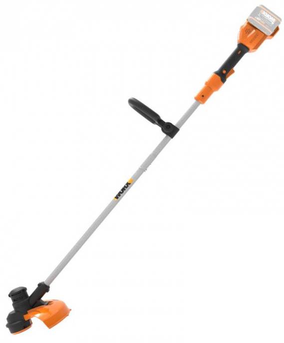Aku vyžínač Worx WG183E.9 / BEZ AKUMULÁTORU A NABÍJEČKY / 2 x 20 V / záběr 33 cm / 6800 ot./min. / černá/oranžová Varianta: ivi1