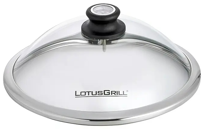 Poklice na gril Lotusgrill S / bezpečnostní sklo / teploměr / transparentní Varianta: ivi1