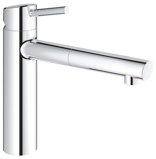 Páková dřezová baterie Grohe Concetto (31129001) / výška 223 mm / výška výpusti 148 mm / chrom Varianta: ivi1