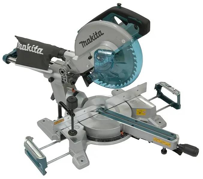 Pokosová pila Makita LS1110F / 1450 W / 4500 ot./min. / Ø kotouče 26 cm / tyrkysová/černá Varianta: ivi1