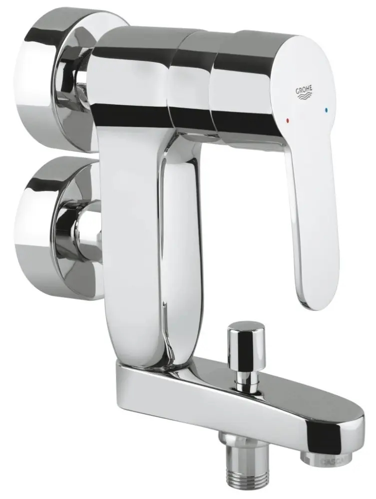 Páková vanová baterie Grohe Eurostyle Cosmopolitan (23301000) / rozteč 75 mm / délka výtoku 161 mm / chrom Varianta: ivi1