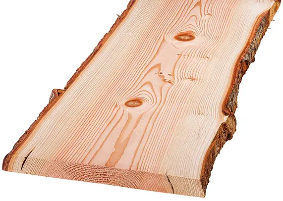 Masivní deska Exclusivholz / 120 x 26–30 x 3 cm / dřevo Varianta: ivi1