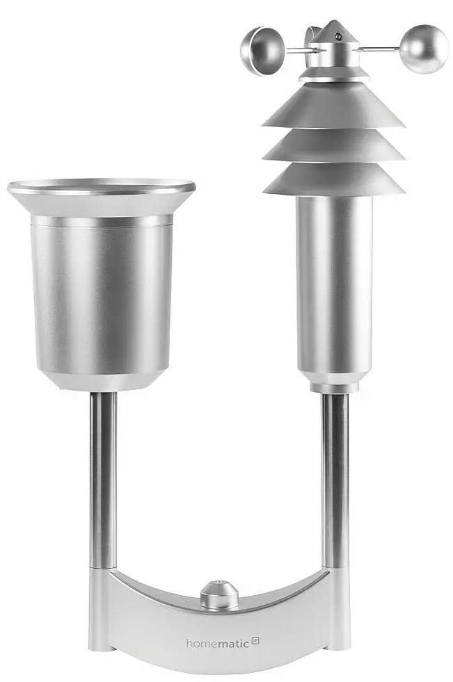 Meteo senzor Homematic IP Plus HmIP-SWO-PL / nerez / 1,5 V / dosah až 400 m / stříbrná Varianta: ivi1