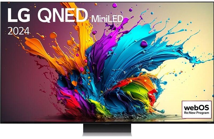 Smart televize LG 65QNED91T6A / QNED / 3840 × 2160 px / 65" (164 cm) / 4K Ultra HD / šedá Varianta: ivi1