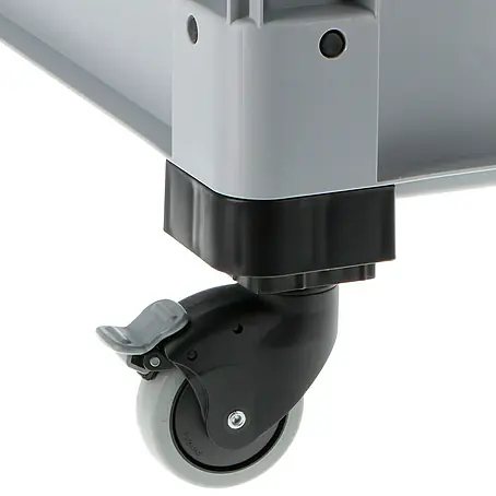 Sada koleček s brzdou pro Euroboxy Surplus Systems 80 x 60 cm / 2 ks / nosnost 100 kg / černá Varianta: ivi1