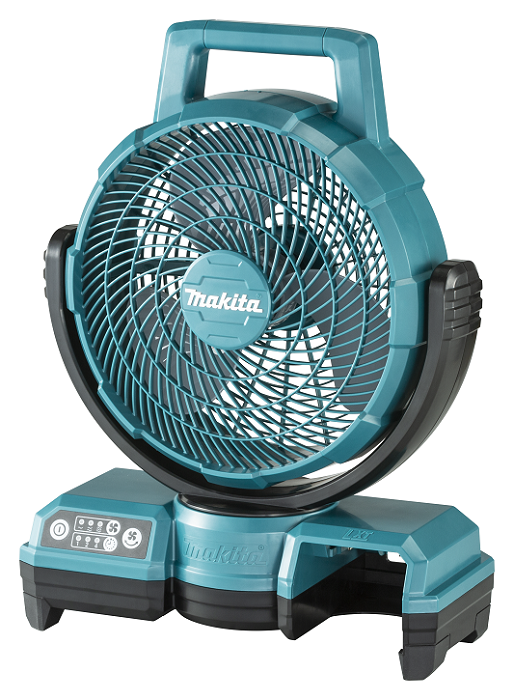 Aku ventilátor Makita DCF203Z / BEZ AKUMULÁTORU A NABÍJEČKY / Ø 23,5 cm / 3 rychlosti / modrá Varianta: ivi1
