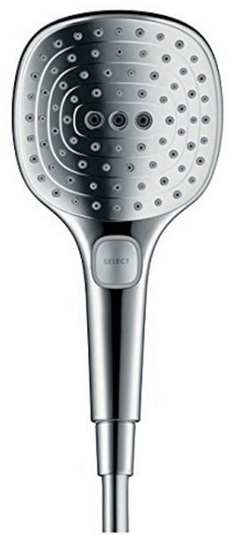 Sprchová hlavice Hansgrohe Raindance Select E (26520000) / 3 režimy / 15 l/min. / chrom Varianta: ivi2