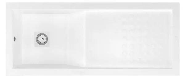 Vestavný dřez Carea Vague 1 / 1180 x 500 x 180 mm / CAREAlith / bílá Varianta: ivi1