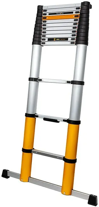 Teleskopický žebřík Batavia / 515 cm / nosnost 150 kg / hliník / stříbrná/oranžová Varianta: ivi1