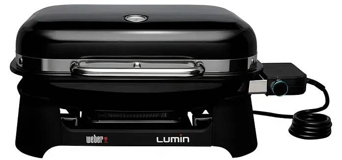 Elektrický gril Weber Lumin / 49 x 33 cm / 2200 W / černá Varianta: ivi1