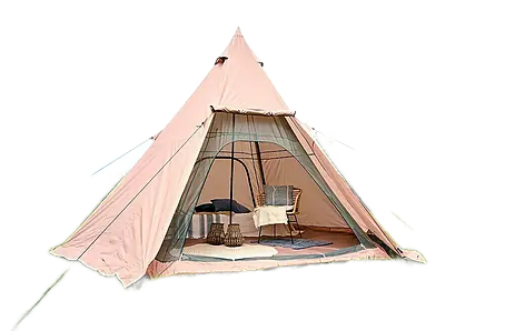 German Teepee / 450 x 390 x 300 cm / polyester / béžová Varianta: ivi1