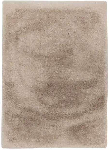German Kusový koberec Happy Shaggy / 170 x 120 cm / 100% polyester / 2300 g/m² / světle béžová Varianta: ivi1
