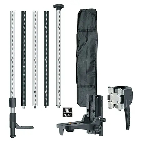 Stativ Laserliner TelePod Plus / 1/4" / hliník / černá Varianta: ivi1