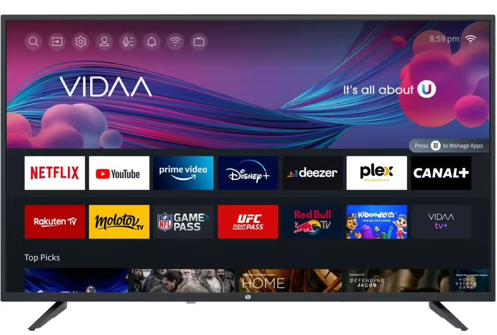 Smart Televize Essentiel B 43UHD774 / Led / 3840 × 2160 Px / 43" (109 Cm) / 4K Ultra Hd / čErná Varianta: Ivi1-image