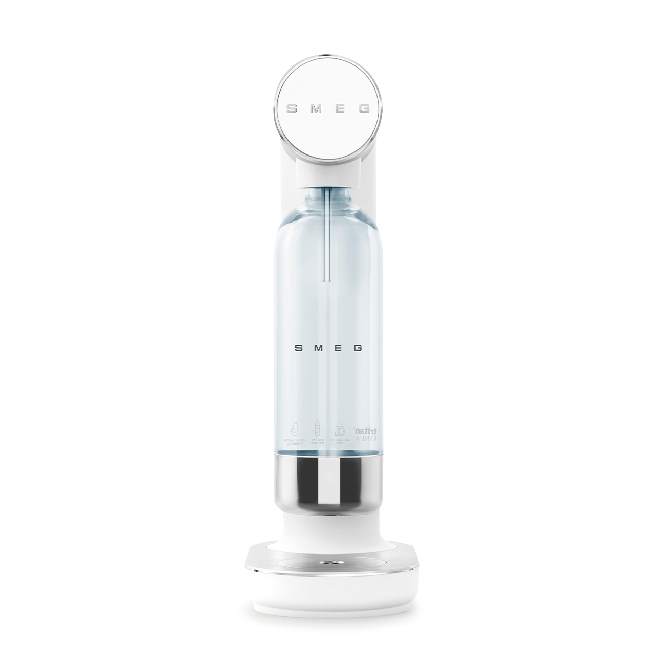 Výrobník sody Smeg SKC01WHM / 1 l / matná bílá Varianta: ivi1