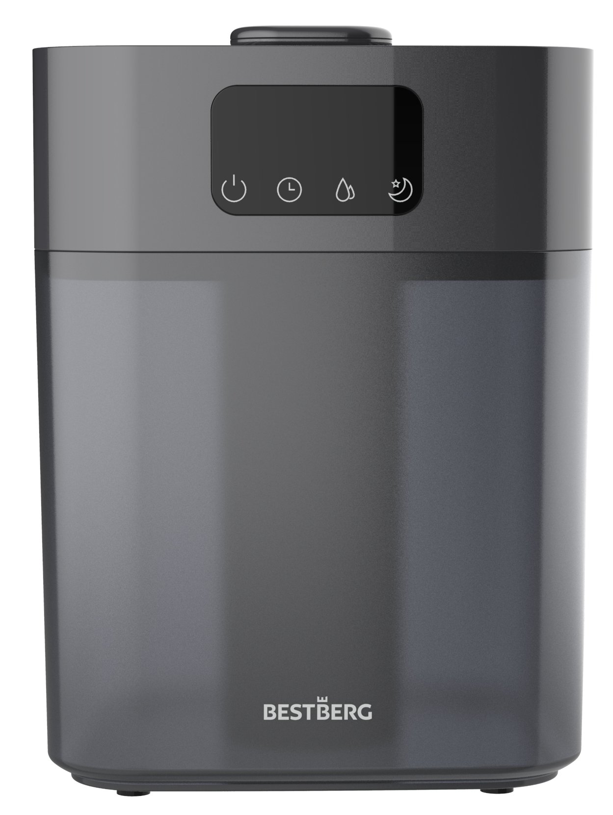 Ultrazvukový zvlhčovač vzduchu BestBerg BBAH-10G / 22 W / 5,5 l / 300 ml/h / šedá Varianta: ivi0