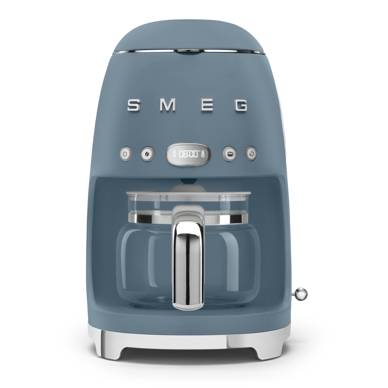 Kávovar na překapávanou kávu Smeg 50's style DCF02SBMEU / 1050 W / 2 úrovně intenzity / matná bouřková modrá Varianta: ivi3