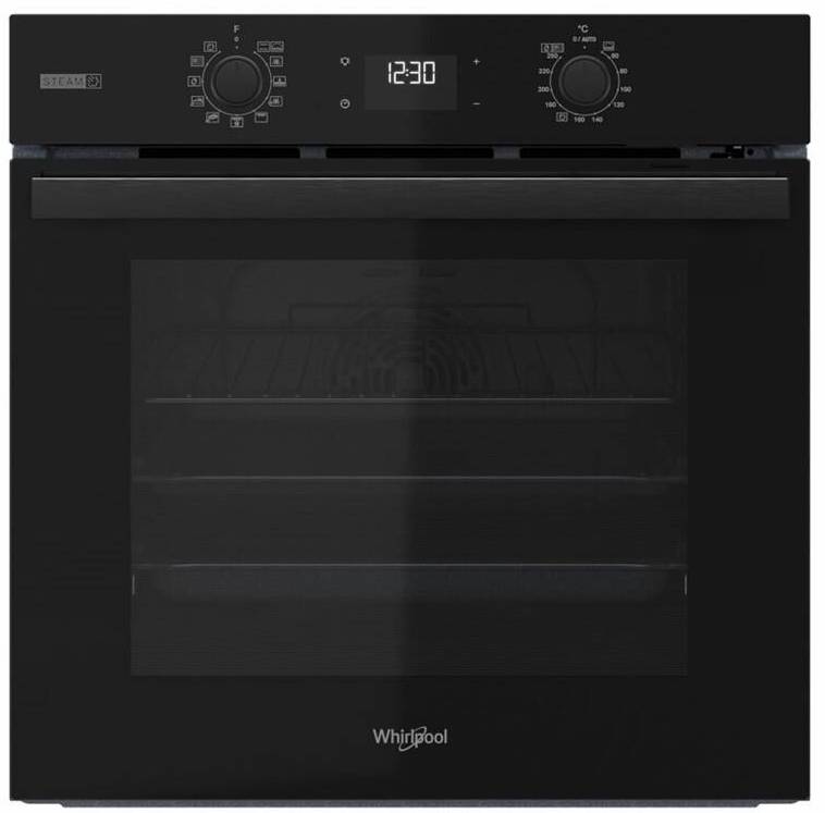 Vestavná trouba Whirlpool STEAM+ OMSR58RU1SB / 71 l / 3300 W / 10 programů / černá Varianta: ivi1