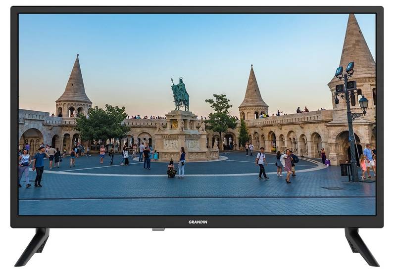 Televize Grandin LD24EGH233 / LED / 1366 x 768 px / 24" (60 cm) / HD Ready / černá Varianta: ivi1