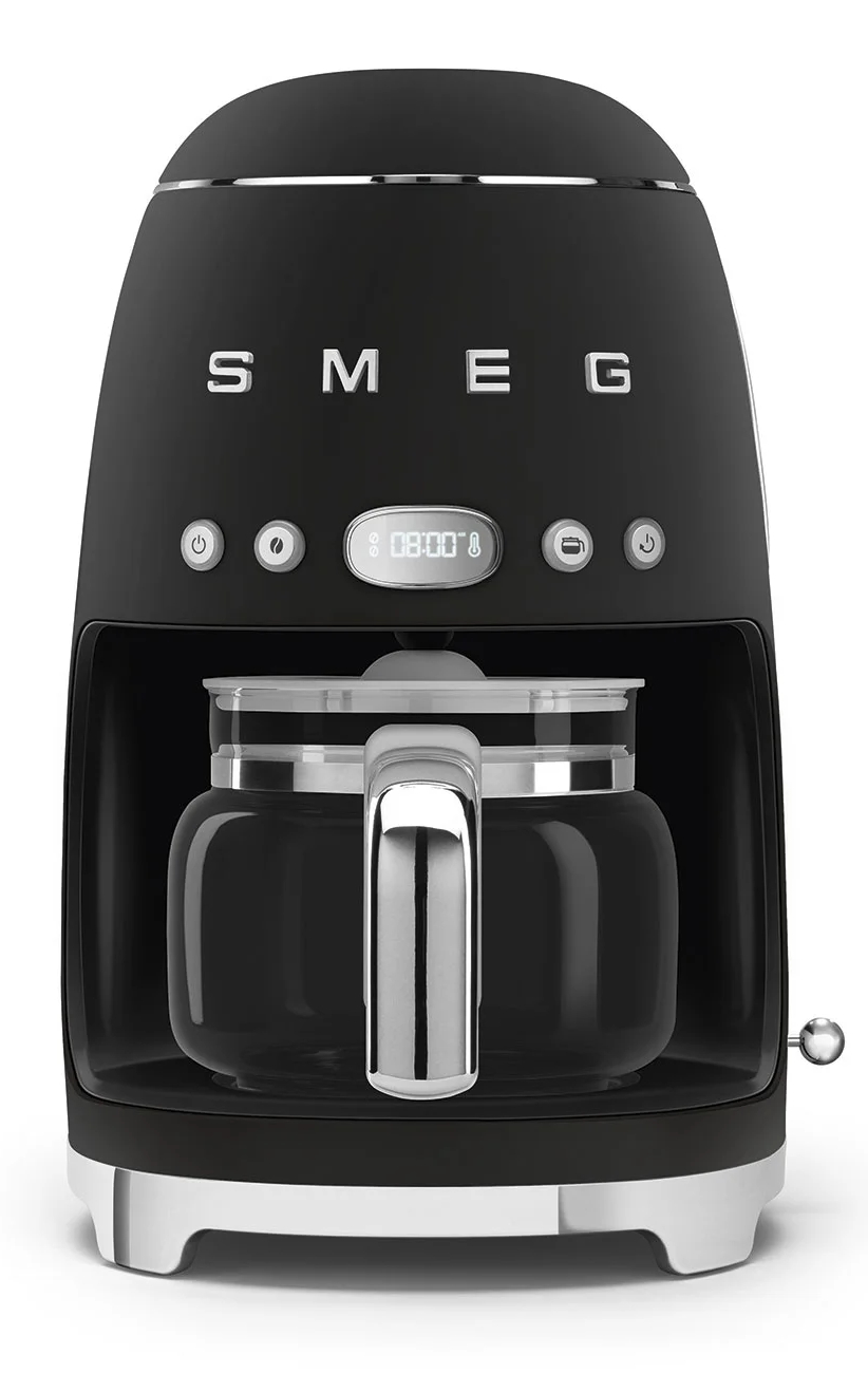 Kávovar na překapávanou kávu Smeg 50's style DCF02BLMEU / 1050 W / až 10 šálků / černá Varianta: ivi2