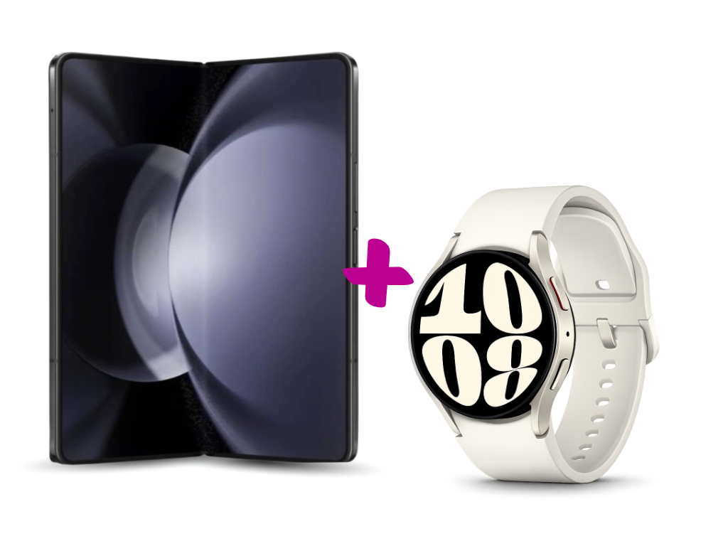 iPrice Smart Set Mobilní telefon Samsung Galaxy Z Fold5 5G (SM-F946BZKBEUB) / 12GB/256GB / Phantom Black + Chytré hodinky Samsung Galaxy Watch6 SM-R9…