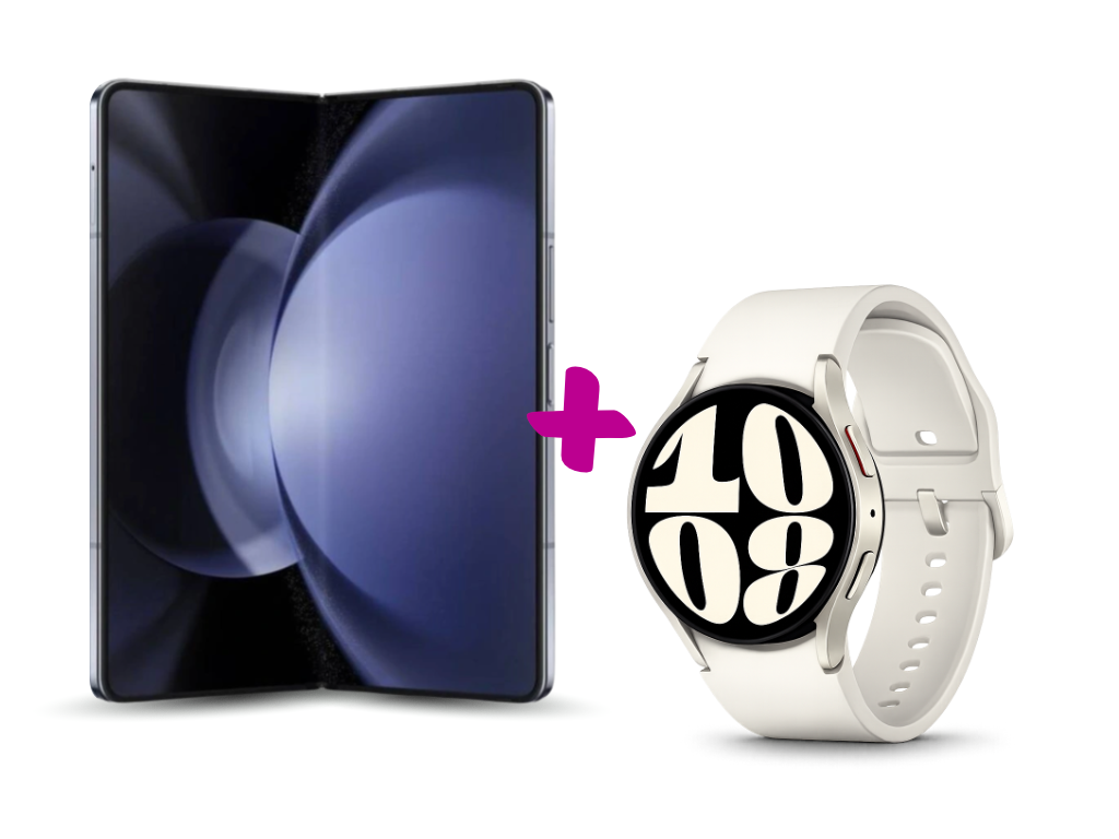 iPrice Smart Set Mobilní telefon Samsung Galaxy Z Fold5 5G (SM-F946BLBBEUB) / 12GB/256GB / Icy Blue + Chytré hodinky Samsung Galaxy Watch6 SM-R930NZE…