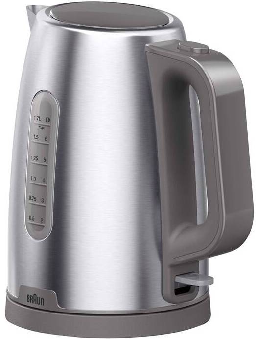 Rychlovarná konvice Braun PurShine WK1500GY / 1,7 l / 2200 W / nerez / šedá Varianta: ivi1
