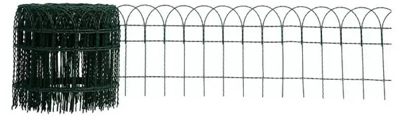 German Mřížkový plot Floraworld / 10 m x 40 cm / pozinkovaný ocelový drát potažený plastem / zelená Varianta: ivi1