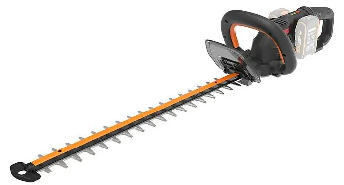 Aku nůžky na živý plot Worx Nitro WG286E.9 / BEZ AKUMULÁTORU A NABÍJEČKY / délka řezu 58 cm / tloušťka řezu 27 mm / černá/oranžová Varianta: ivi1