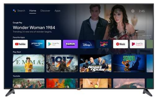 Smart televize Smart Tech 65UA20T1 / DLED / 3840 x 2160 px / 65" (164 cm) / 4K Ultra HD / černá Varianta: ivi1