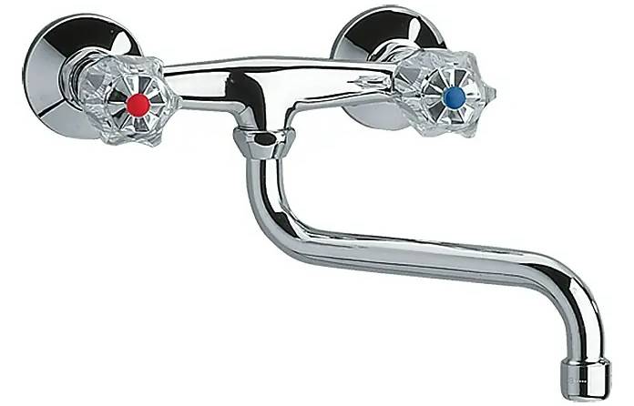 Nástěnná dvoupáková baterie Mixomat Brillant / rozteč 150 mm / leský chrom Varianta: ivi1