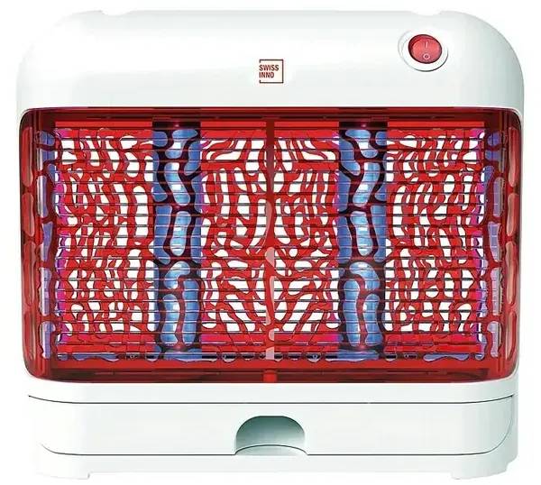 LED elektrický hubič hmyzu Swissinno / 24 W / 80 m² / polykarbonát / bílá/červená Varianta: ivi1
