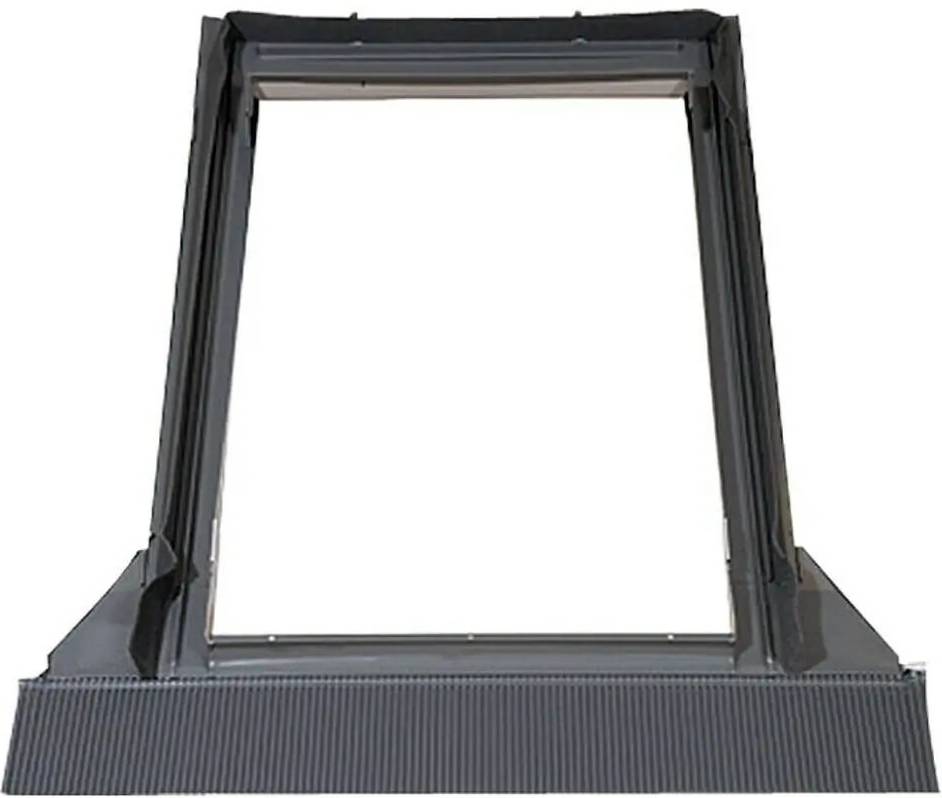 Lemování střešního okna Solid Elements / 55 x 78 cm / kov / černá Varianta: ivi1