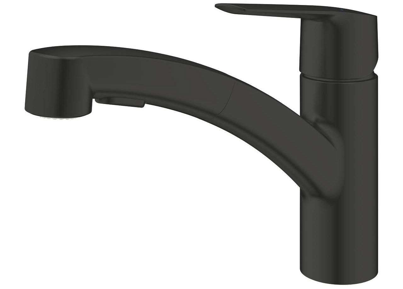 Páková dřezová baterie Grohe Start (303072431) / chrom / matná černá Varianta: ivi1