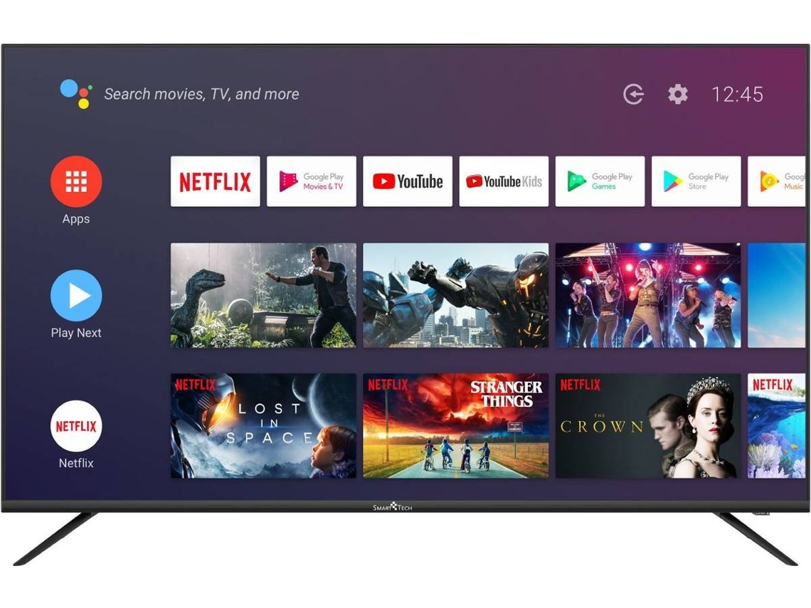 Smart televize Smart Tech SMT55N30UC2M1B1 / LED / 3840 x 2160 px / 55" (138 cm) / 4K Ultra HD / černá Varianta: ivi1