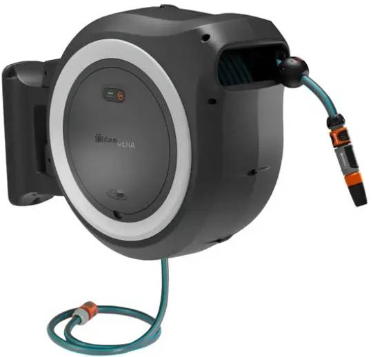 Aku nástěnný box na hadici Gardena PowerRoll XL (18642-55) / 35 m / Ø 13 mm / černá/šedá Varianta: ivi1