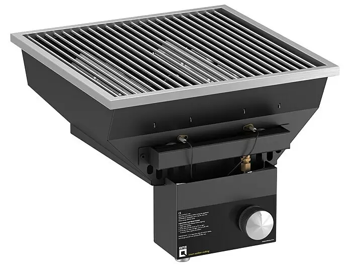 Plynový gril oneQ Flame / 2 hořáky / 8 kW / 50 mbar / černá Varianta: ivi1