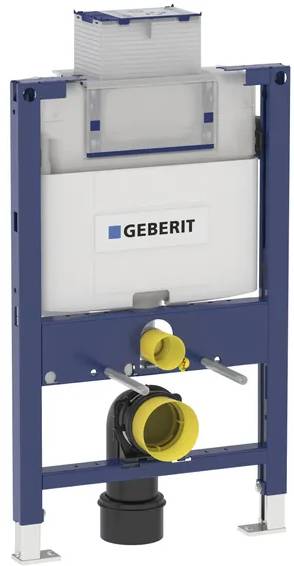 Předstěnový WC modul Geberit Duofix Omega (111.003.00.2) / montáž do sádrokartonu / pro závěsné toalety do 82 cm / modrá/bílá Varianta: ivi1