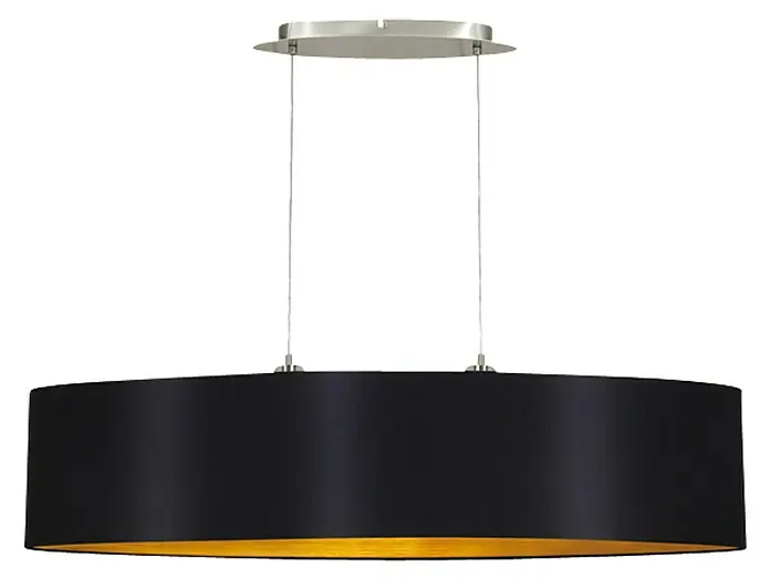 Závěsné svítidlo Eglo Maserlo / 120 W / IP20 / černá Varianta: ivi1