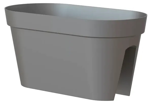 Balkonový truhlík Artevasi Capri / plast / 26,8 l / antracitová Varianta: ivi1