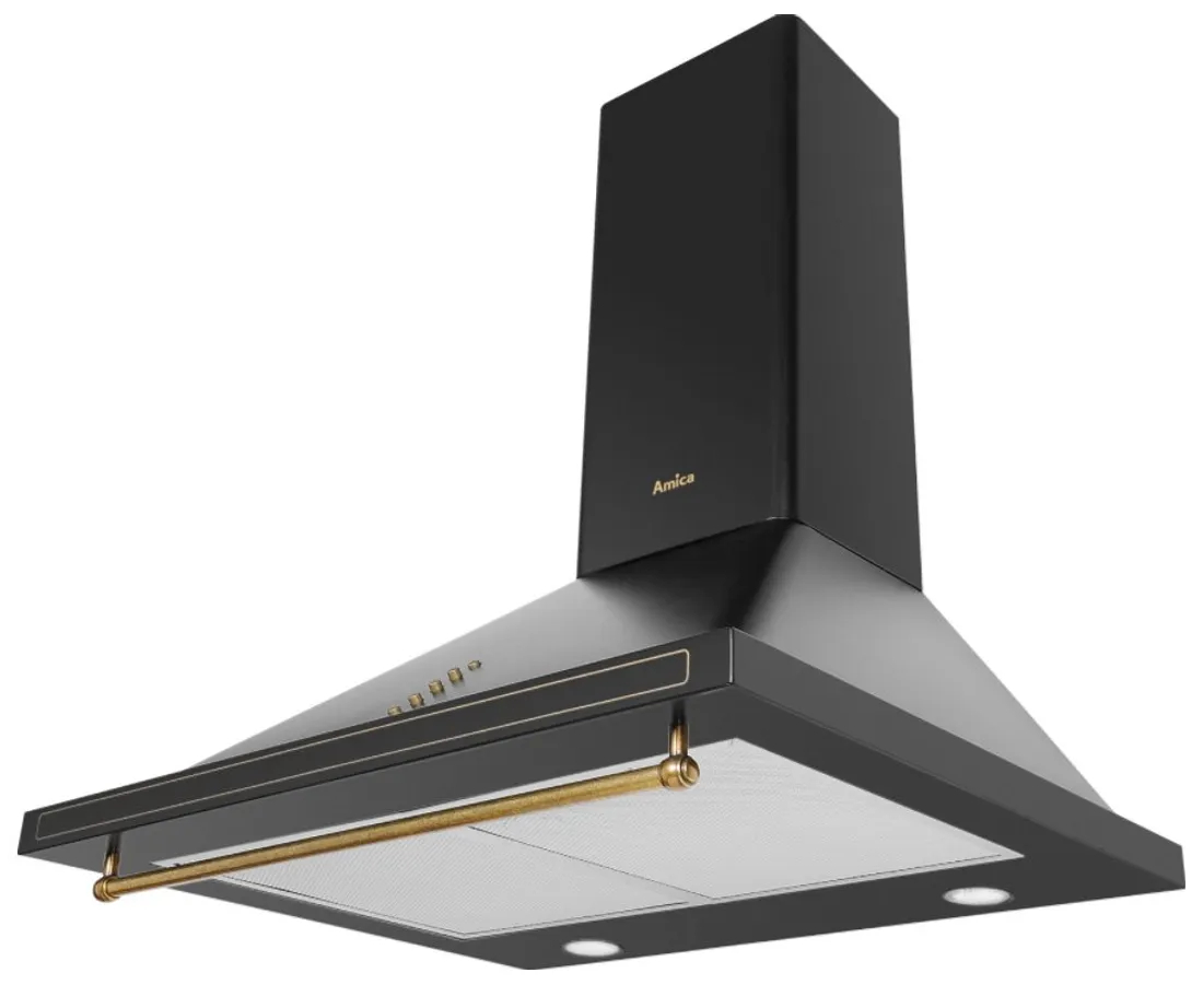 Odsavač par Amica OKC613RB / 403 m³/h / 64 dB / antracitová/černá Varianta: ivi1