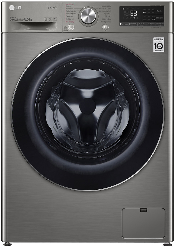 Pračka LG F28V7GY2PE / 8,5 kg / 1200 ot./min. / stříbrná Varianta: ivi1