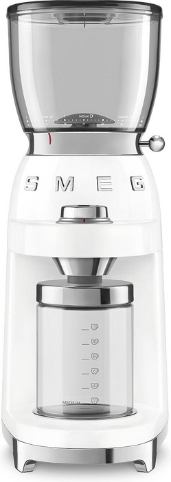 Mlýnek na kávu Smeg 50's Style CGF11WHEU / 150 W / bílá Varianta: ivi2
