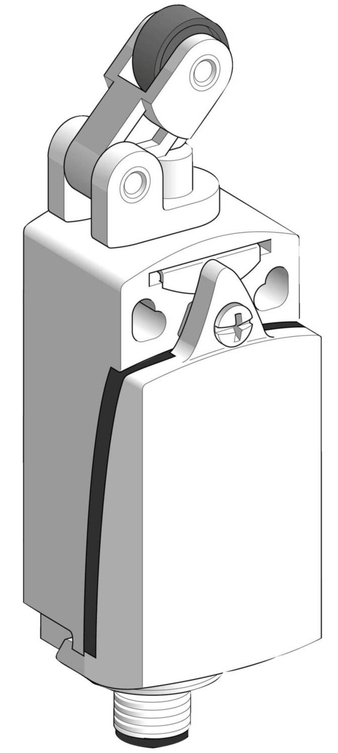 Polohový spínač Schneider Electric XCKD2121M12 / 240 V / bílá Varianta: ivi1